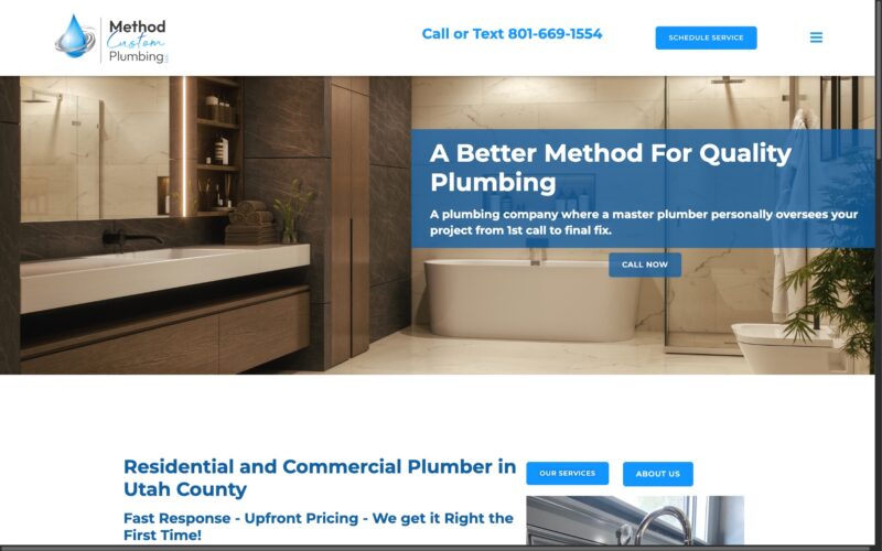 Method Custom Plumbing Project